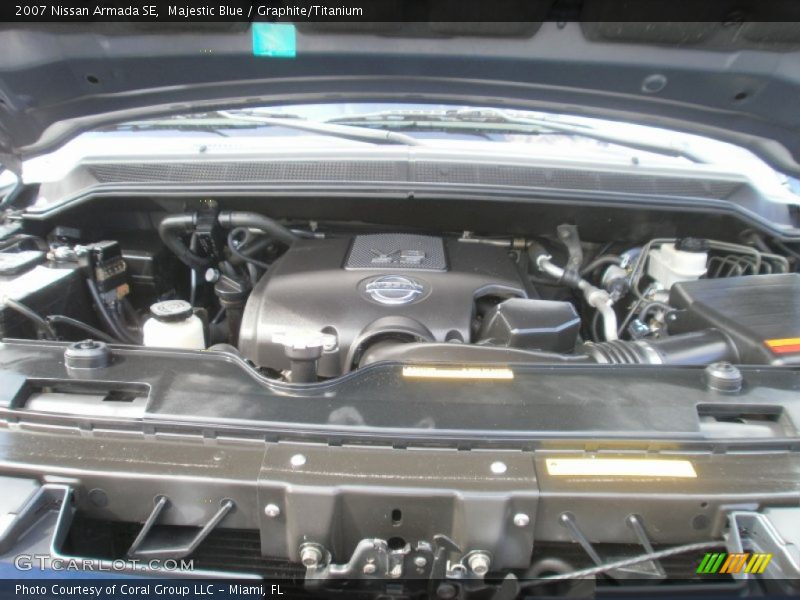 Majestic Blue / Graphite/Titanium 2007 Nissan Armada SE