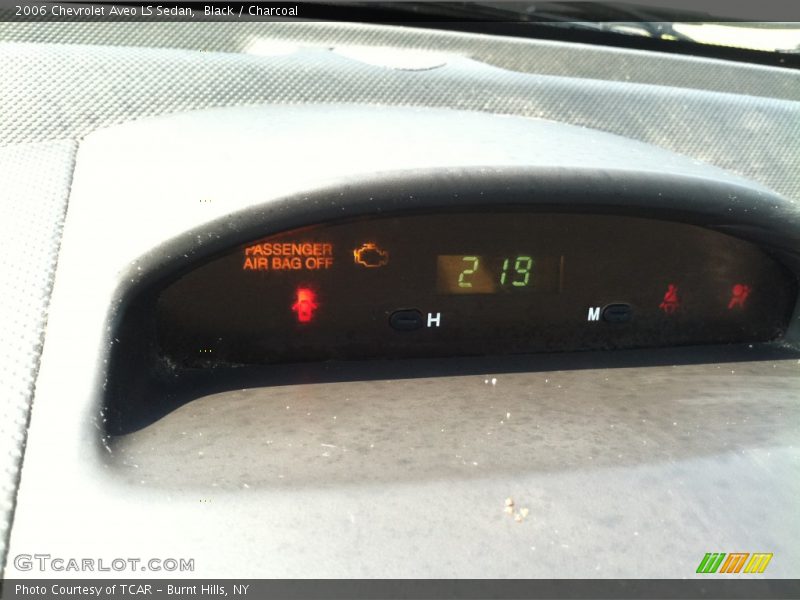 Black / Charcoal 2006 Chevrolet Aveo LS Sedan