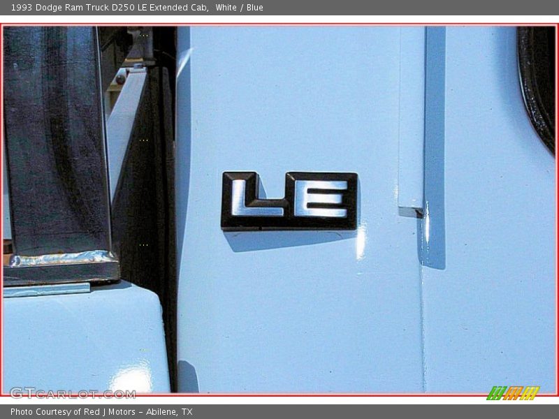  1993 Ram Truck D250 LE Extended Cab Logo
