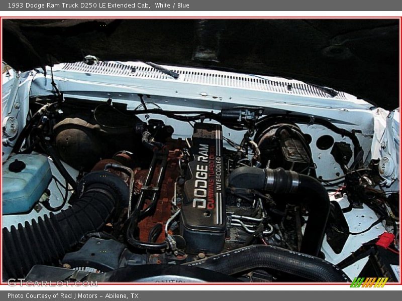  1993 Ram Truck D250 LE Extended Cab Engine - 5.9 Liter OHV 12-Valve Cummins Turbo-Diesel Inline 6 Cylinder