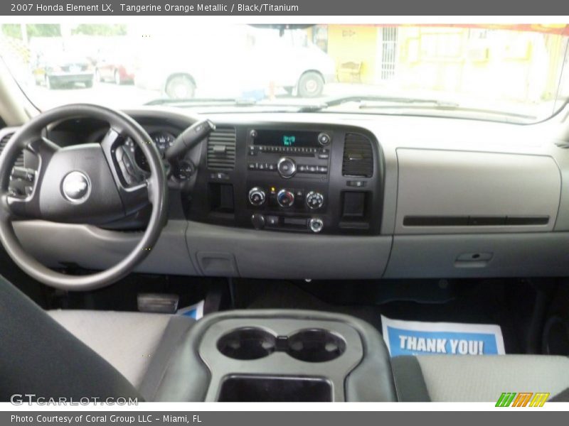 Tangerine Orange Metallic / Black/Titanium 2007 Honda Element LX