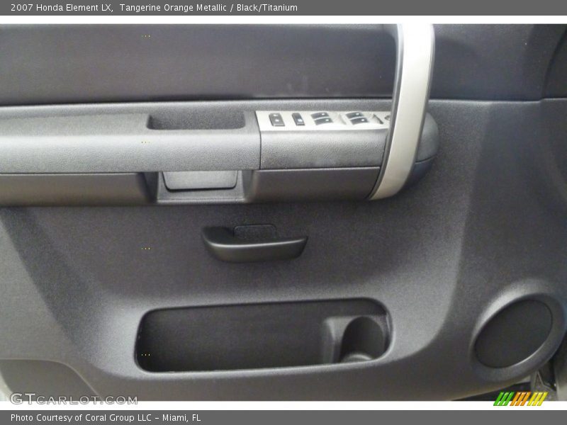 Tangerine Orange Metallic / Black/Titanium 2007 Honda Element LX
