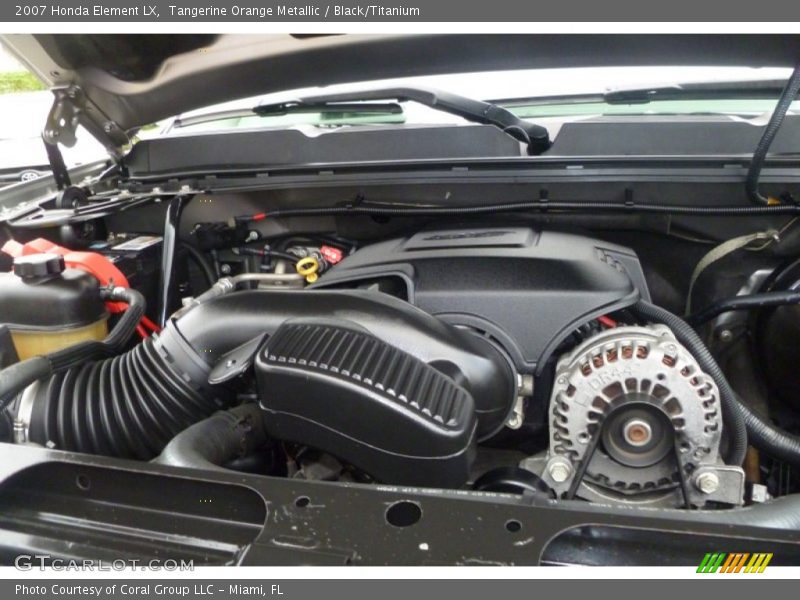 Tangerine Orange Metallic / Black/Titanium 2007 Honda Element LX