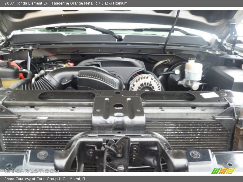 Tangerine Orange Metallic / Black/Titanium 2007 Honda Element LX