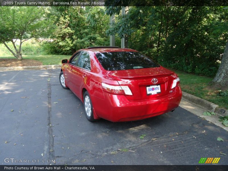 Barcelona Red Metallic / Bisque 2009 Toyota Camry Hybrid