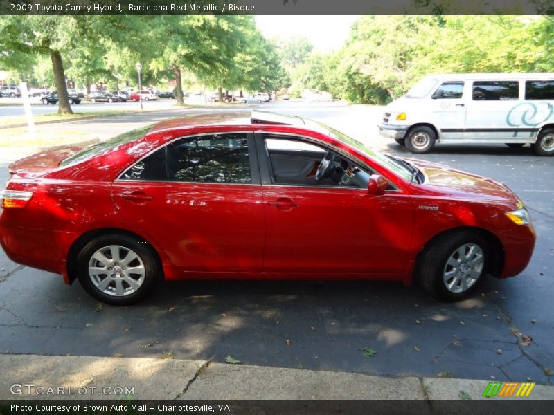 Barcelona Red Metallic / Bisque 2009 Toyota Camry Hybrid