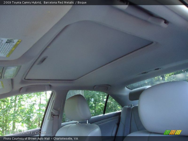 Barcelona Red Metallic / Bisque 2009 Toyota Camry Hybrid