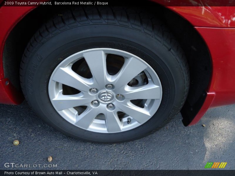 Barcelona Red Metallic / Bisque 2009 Toyota Camry Hybrid
