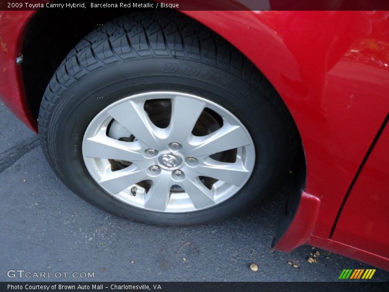 Barcelona Red Metallic / Bisque 2009 Toyota Camry Hybrid