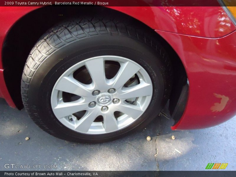 Barcelona Red Metallic / Bisque 2009 Toyota Camry Hybrid