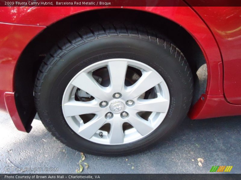 Barcelona Red Metallic / Bisque 2009 Toyota Camry Hybrid