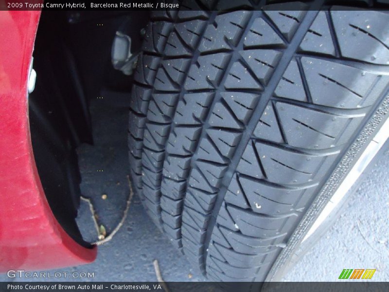 Barcelona Red Metallic / Bisque 2009 Toyota Camry Hybrid