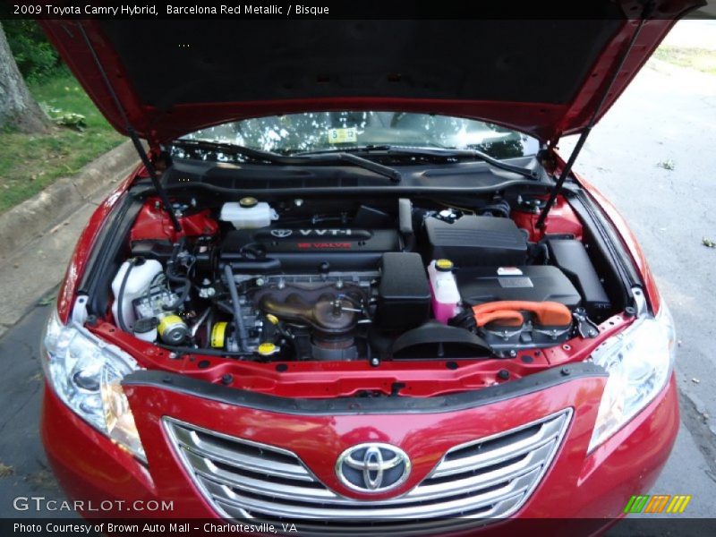 Barcelona Red Metallic / Bisque 2009 Toyota Camry Hybrid