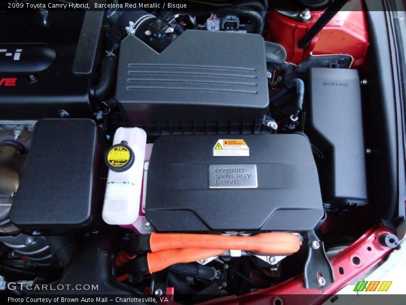 Barcelona Red Metallic / Bisque 2009 Toyota Camry Hybrid