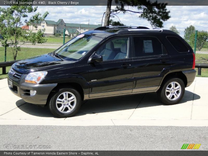 Black Cherry / Beige 2005 Kia Sportage EX 4WD