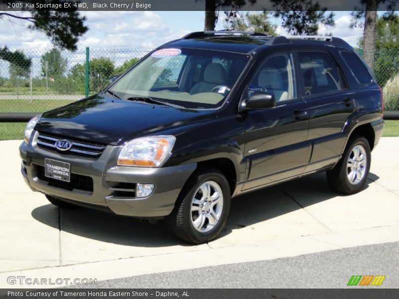 Black Cherry / Beige 2005 Kia Sportage EX 4WD