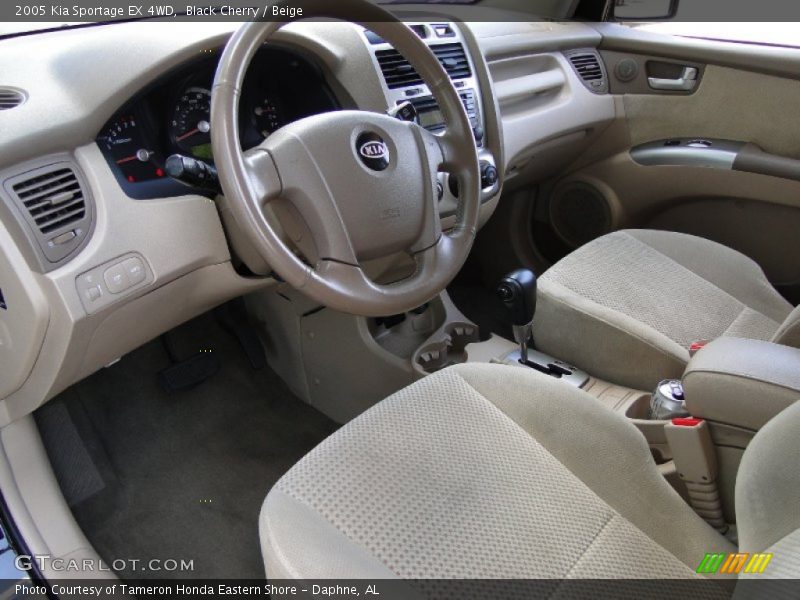 2005 Sportage EX 4WD Beige Interior