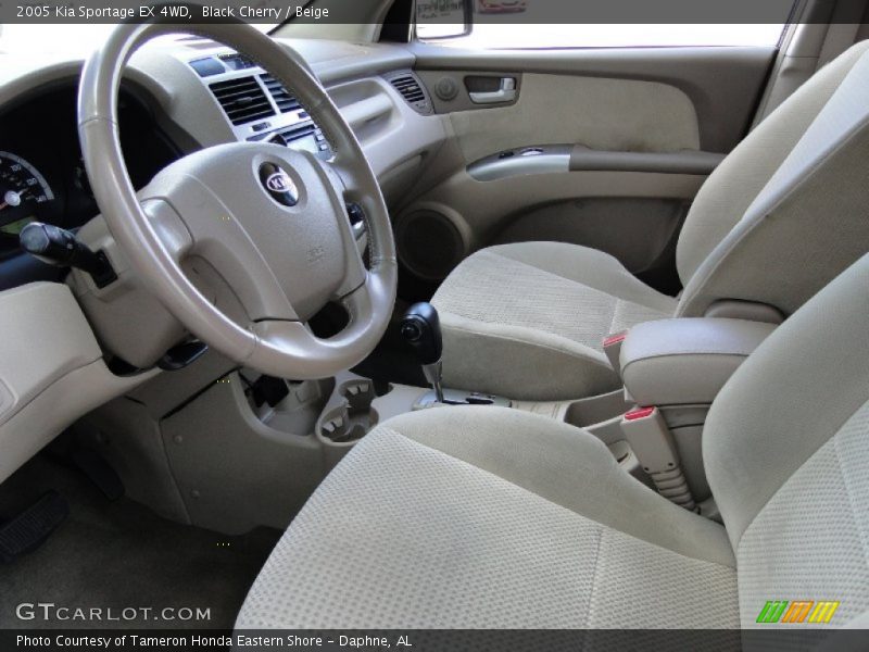  2005 Sportage EX 4WD Beige Interior