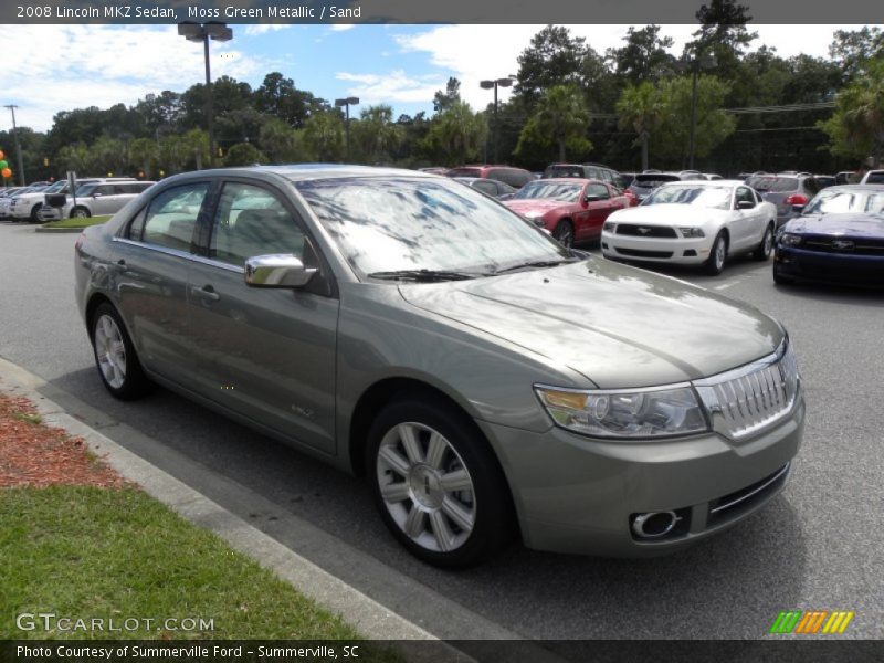 Moss Green Metallic / Sand 2008 Lincoln MKZ Sedan