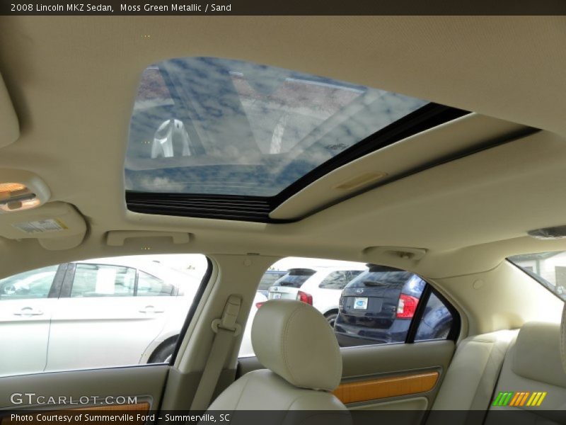 Moss Green Metallic / Sand 2008 Lincoln MKZ Sedan