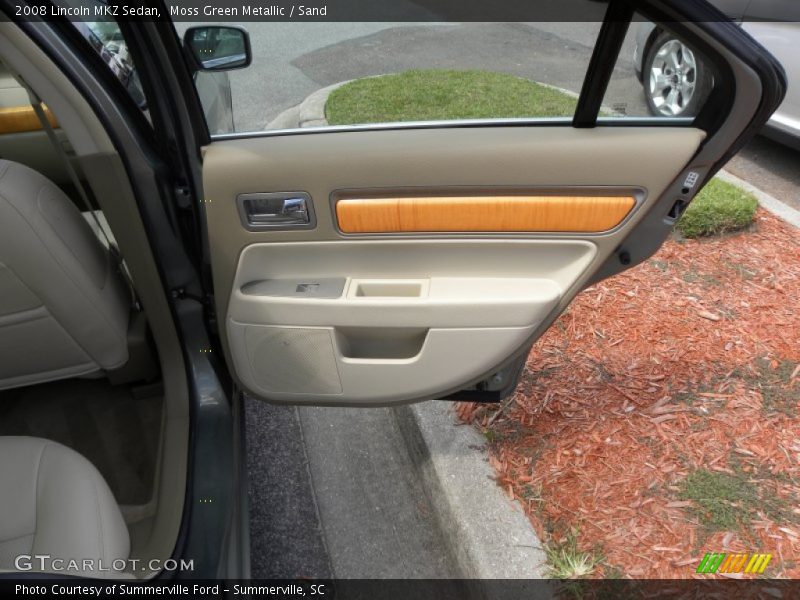 Moss Green Metallic / Sand 2008 Lincoln MKZ Sedan