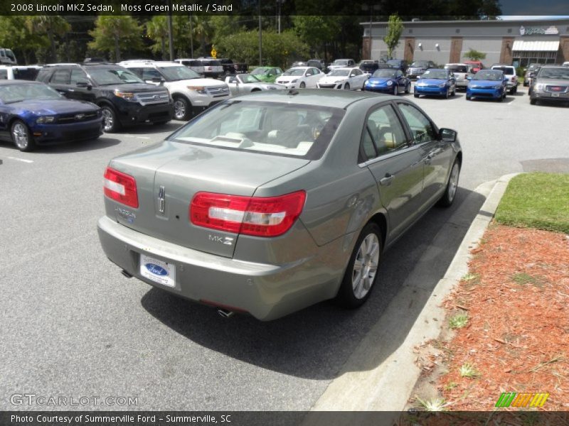 Moss Green Metallic / Sand 2008 Lincoln MKZ Sedan