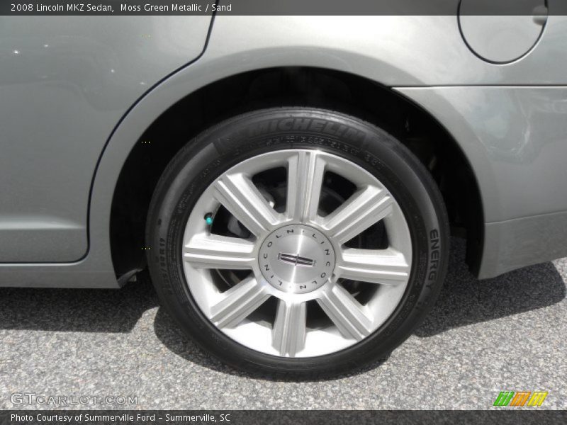 Moss Green Metallic / Sand 2008 Lincoln MKZ Sedan