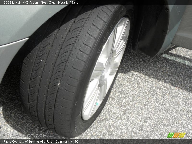 Moss Green Metallic / Sand 2008 Lincoln MKZ Sedan