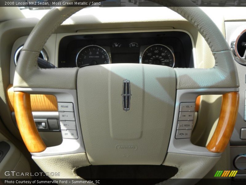 Moss Green Metallic / Sand 2008 Lincoln MKZ Sedan