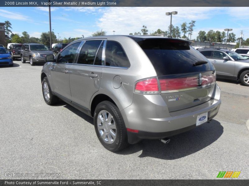 Vapor Silver Metallic / Medium Light Stone 2008 Lincoln MKX