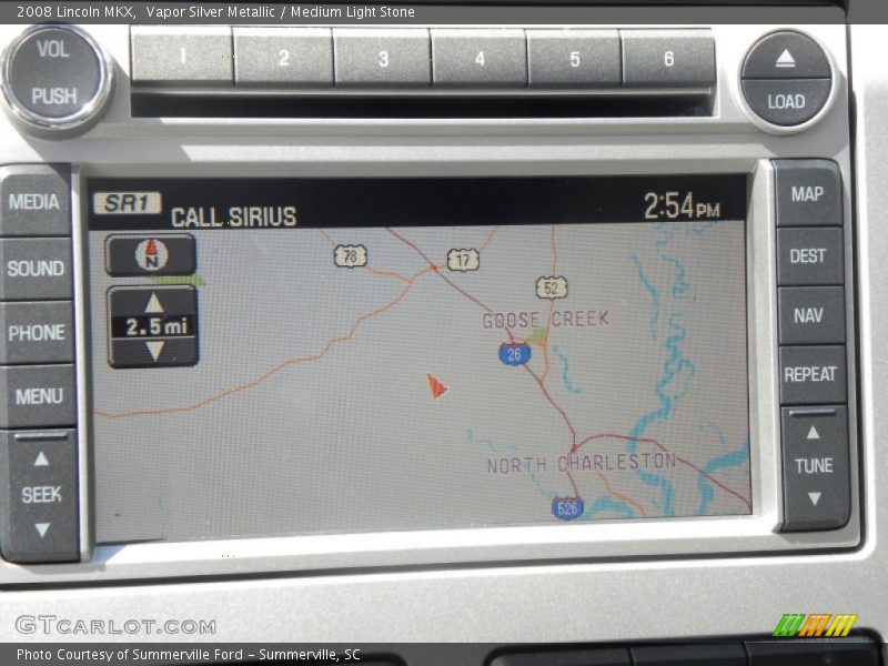 Vapor Silver Metallic / Medium Light Stone 2008 Lincoln MKX