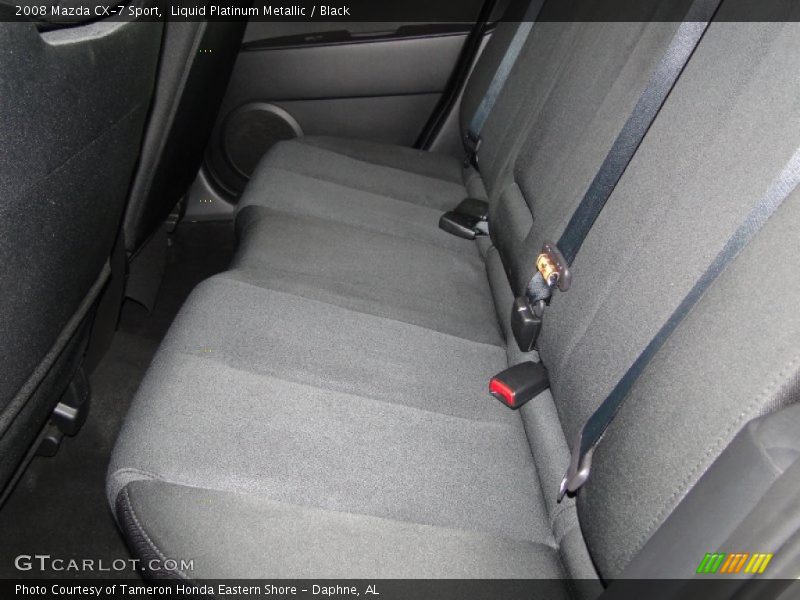 Liquid Platinum Metallic / Black 2008 Mazda CX-7 Sport