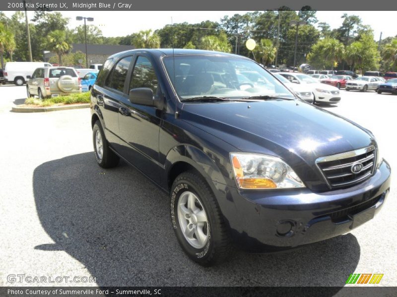 Midnight Blue / Gray 2008 Kia Sorento LX