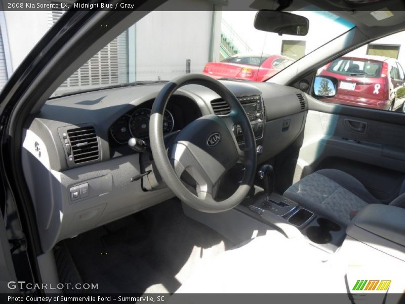 Midnight Blue / Gray 2008 Kia Sorento LX
