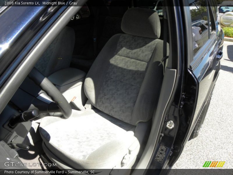 Midnight Blue / Gray 2008 Kia Sorento LX