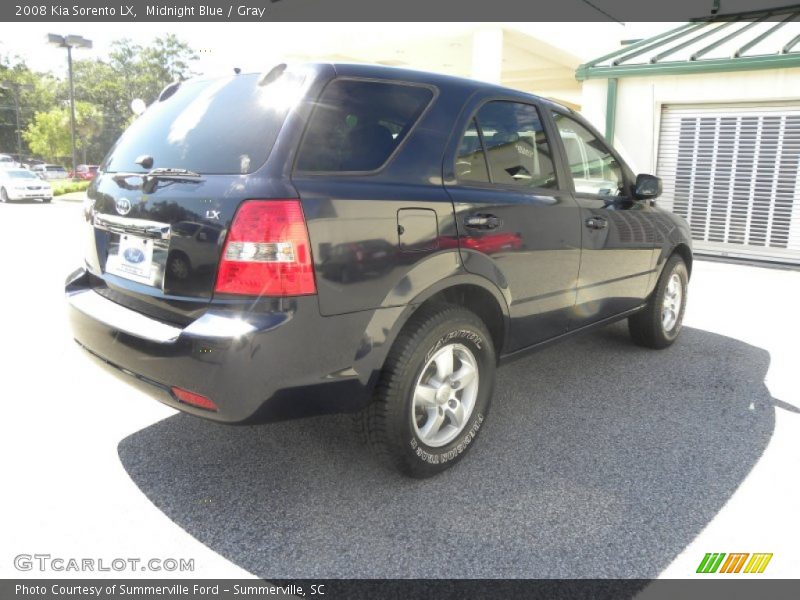 Midnight Blue / Gray 2008 Kia Sorento LX