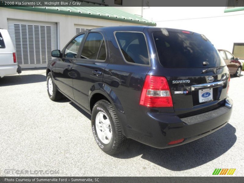 Midnight Blue / Gray 2008 Kia Sorento LX