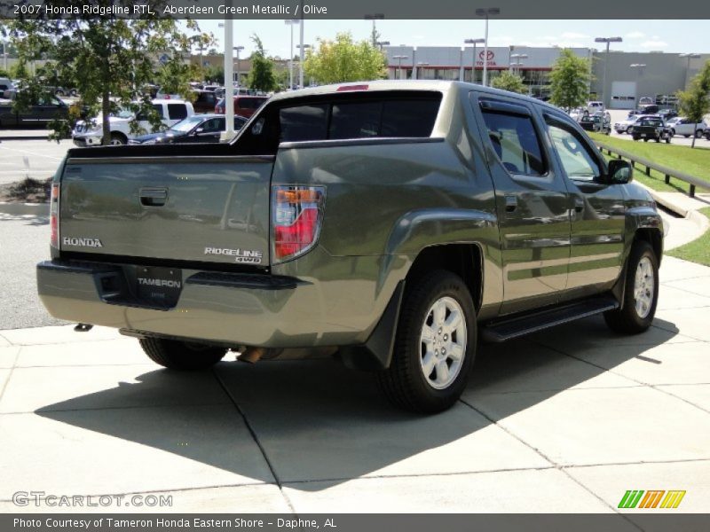 Aberdeen Green Metallic / Olive 2007 Honda Ridgeline RTL