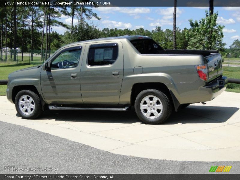 Aberdeen Green Metallic / Olive 2007 Honda Ridgeline RTL
