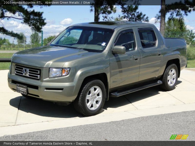 Aberdeen Green Metallic / Olive 2007 Honda Ridgeline RTL