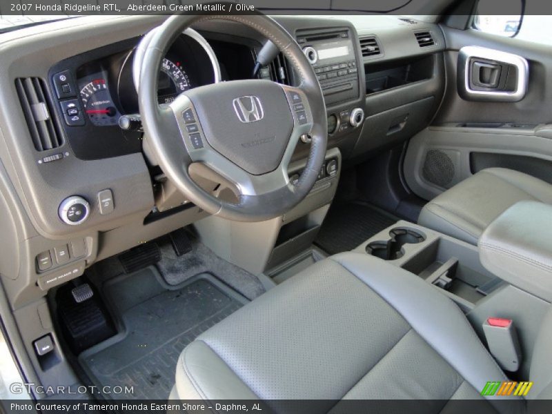 Aberdeen Green Metallic / Olive 2007 Honda Ridgeline RTL