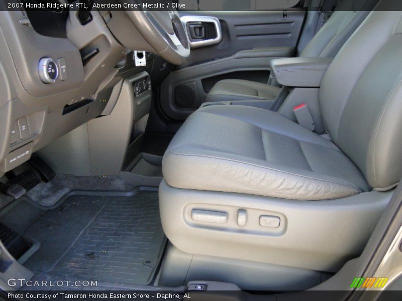 Aberdeen Green Metallic / Olive 2007 Honda Ridgeline RTL