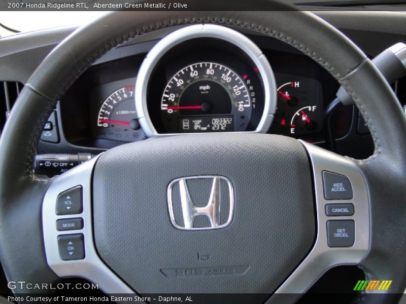 Aberdeen Green Metallic / Olive 2007 Honda Ridgeline RTL