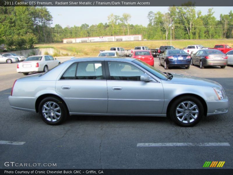 Radiant Silver Metallic / Titanium/Dark Titanium Accents 2011 Cadillac DTS Premium