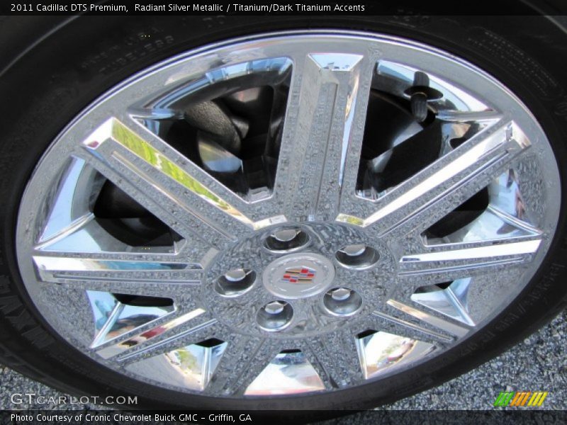 Radiant Silver Metallic / Titanium/Dark Titanium Accents 2011 Cadillac DTS Premium