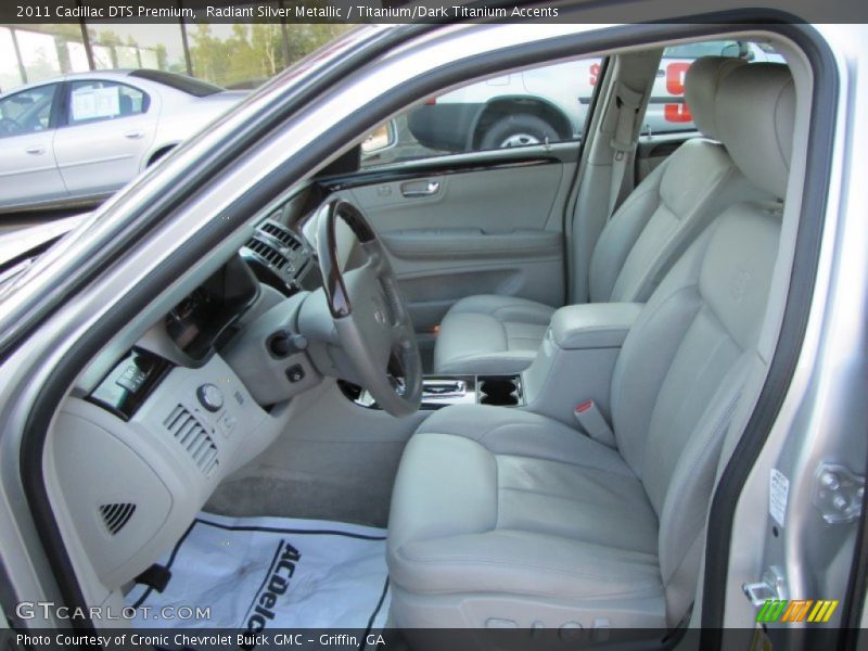 Radiant Silver Metallic / Titanium/Dark Titanium Accents 2011 Cadillac DTS Premium