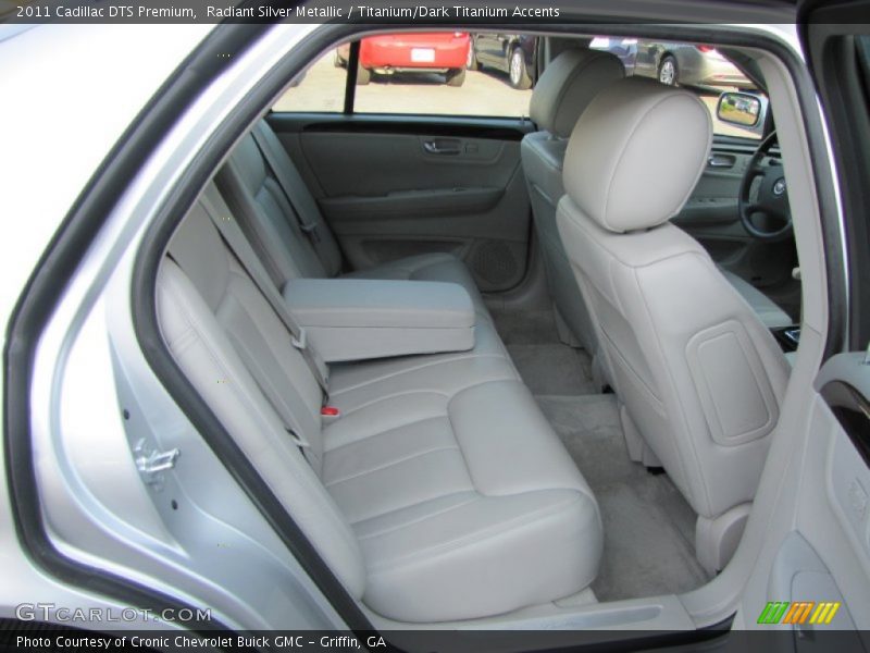 Radiant Silver Metallic / Titanium/Dark Titanium Accents 2011 Cadillac DTS Premium