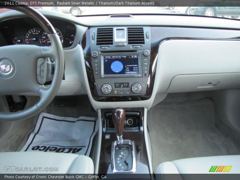 Radiant Silver Metallic / Titanium/Dark Titanium Accents 2011 Cadillac DTS Premium