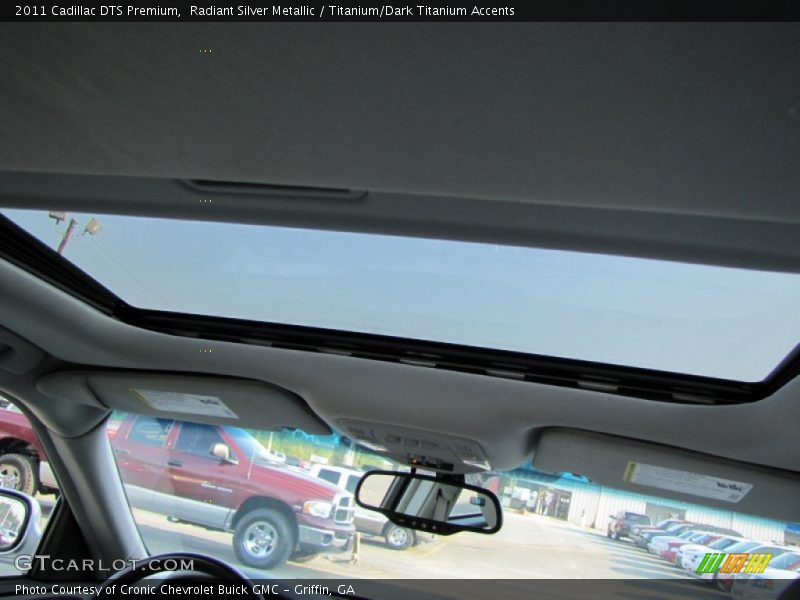 Radiant Silver Metallic / Titanium/Dark Titanium Accents 2011 Cadillac DTS Premium
