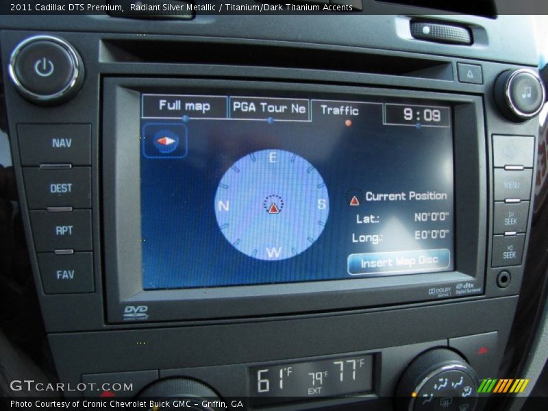 Radiant Silver Metallic / Titanium/Dark Titanium Accents 2011 Cadillac DTS Premium